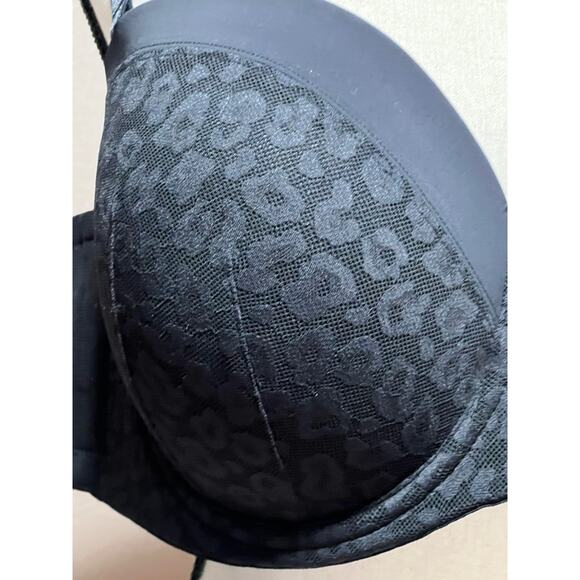 Torrid Curve Women Push Up Lace T-Shirt Bra Convertible Strapless Black Size 48B - Picture 4 of 10